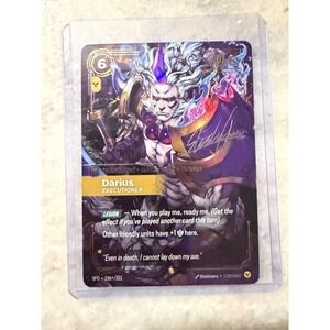 Darius - Executioner (Signature) - Spiritforged (SPF) SFD 236*/221